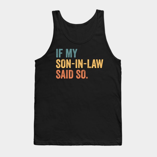 son in law mother in law Tank Top by Pharmacy Tech Gifts